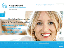 Tablet Screenshot of hausundgrund-rlp.de